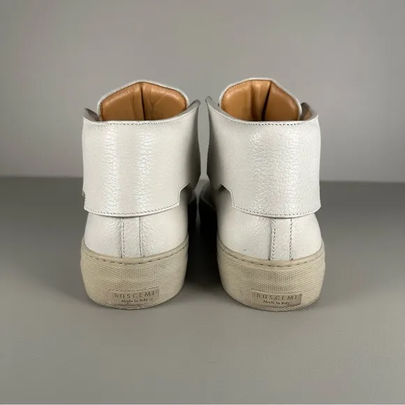 Buscemi 90MM Off-White High Top Sneakers