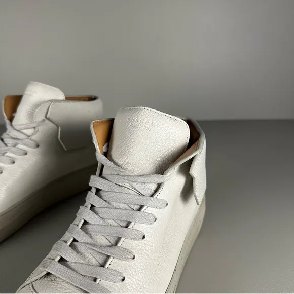 Buscemi 90MM Off-White High Top Sneakers