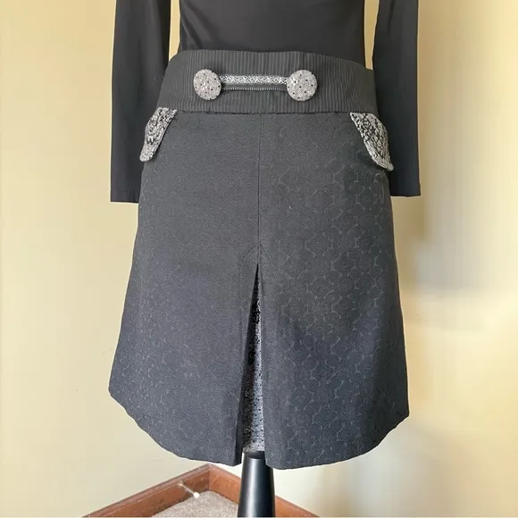 Cache Cache Black Mini Skirt from Paris