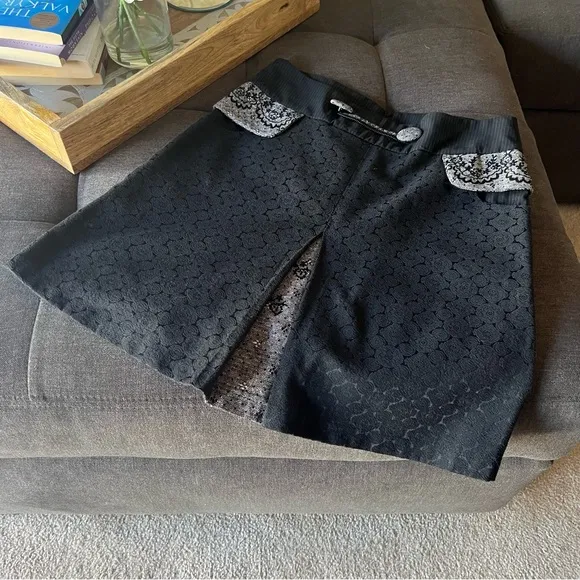 Cache Cache Black Mini Skirt from Paris