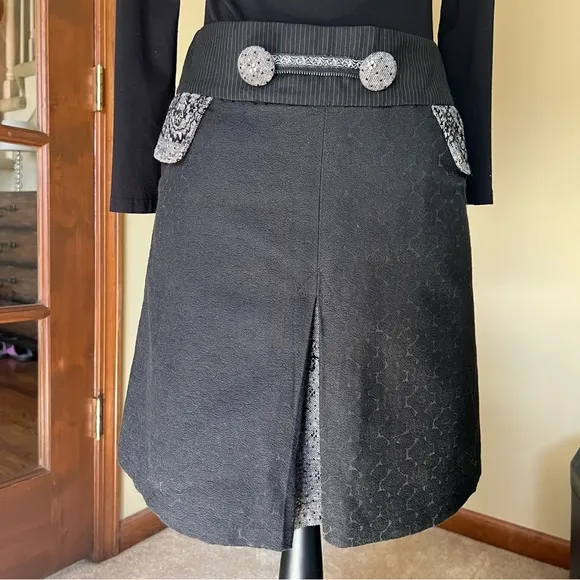 Cache Cache Black Mini Skirt from Paris