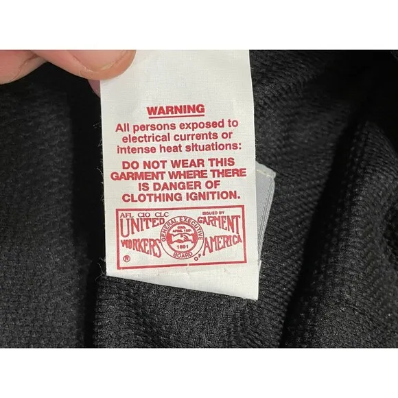 Carhartt Men's Jacket Utility Workwear Hooded Vintage Deadstock Denim L Blue