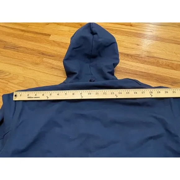 Carhartt Men's Jacket Utility Workwear Hooded Vintage Deadstock Denim L Blue