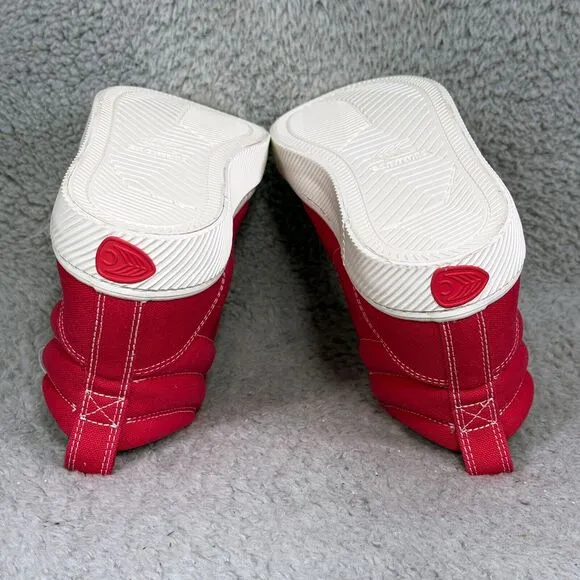 Cariuma Pantone Viva Magenta Womens Size 8 High Top Sneakers Shoes Red Canvas