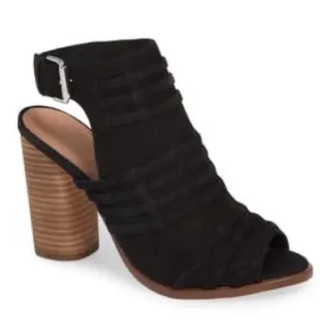 Caslon Martin Sandals Black Oiled Nubuck Leather