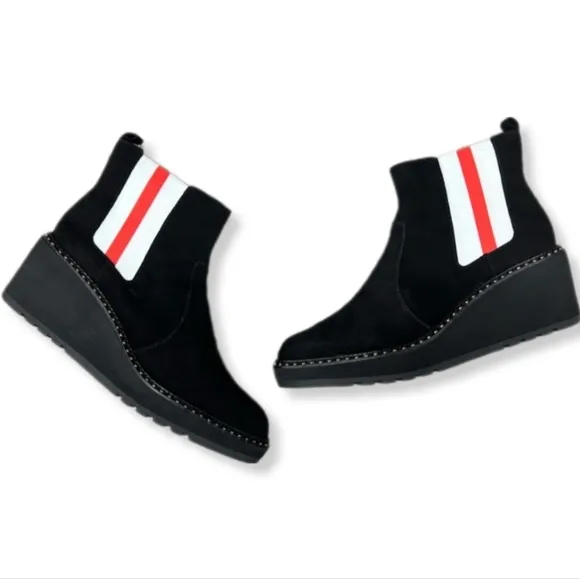 Cecelia New York Gemma Suede Boots in Black MSRP $225 3090 3091 3092