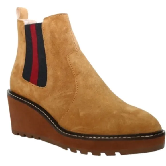 Cecelia New York Gemma Suede Boots in Nutella Womans MSRP $225