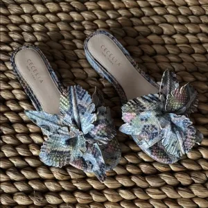 Cecelia New York   Lila Slip-On Shoes in Rainbow Snake