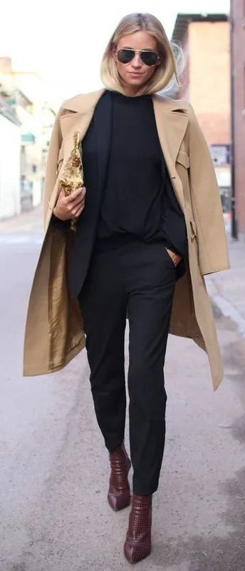 Celine camel cashmere coat Size 10UK