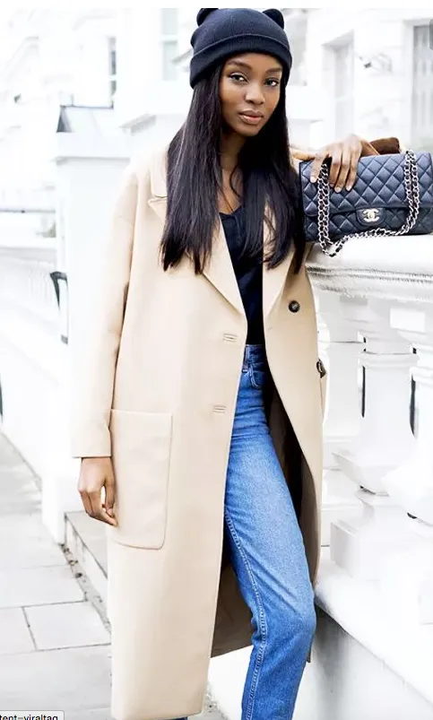 Celine camel cashmere coat Size 10UK