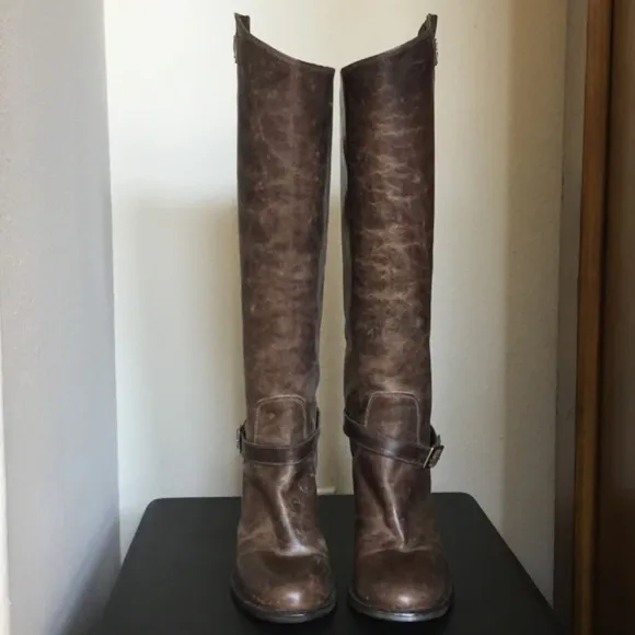 Charles David Made In Italy Leather Western Boot