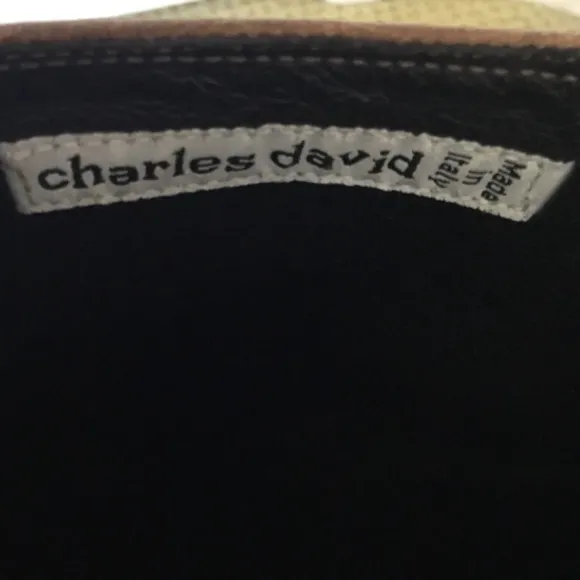 Charles David Made In Italy Leather Western Boot