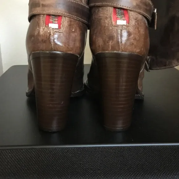 Charles David Made In Italy Leather Western Boot