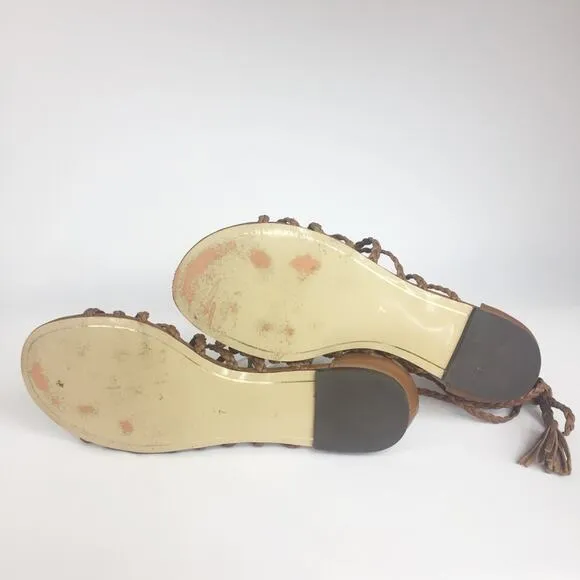 Charles Jourdan Paris | Iggy Woven Sandals Sz 7