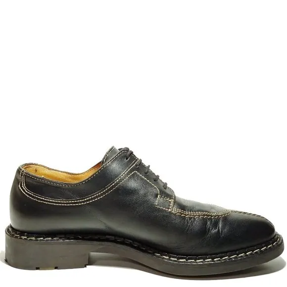 Christian Pellet Women's Black Leather Urban Oxford Sz 9 &quot;CP&quot; Embossed.