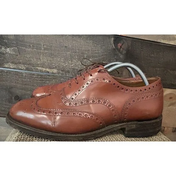Churches Of England Burwood Brown Leather Brogues Size 9