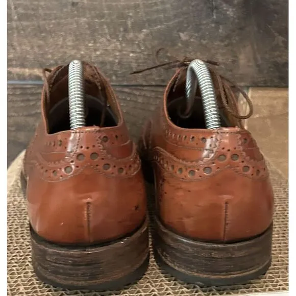 Churches Of England Burwood Brown Leather Brogues Size 9