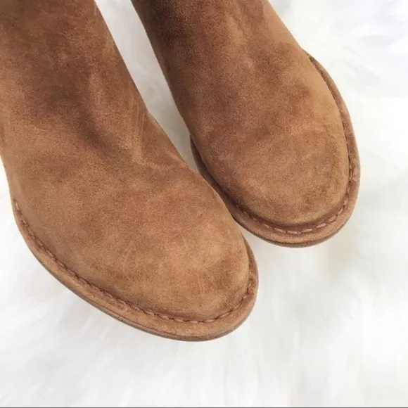 Clarks Artisan brown suede style wrap ankle boots