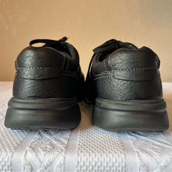 Clark’s Collection Men’s Black‎ Leather Lace Up Casual Oxford Shoes Size 13W