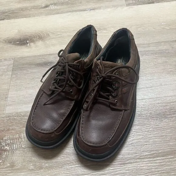 Clarks Mens Waterproof Brown Leather Gore-Tex Walking Shoes Size 9M 78921