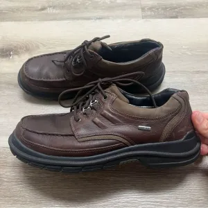 Clarks Mens Waterproof Brown Leather Gore-Tex Walking Shoes Size 9M 78921