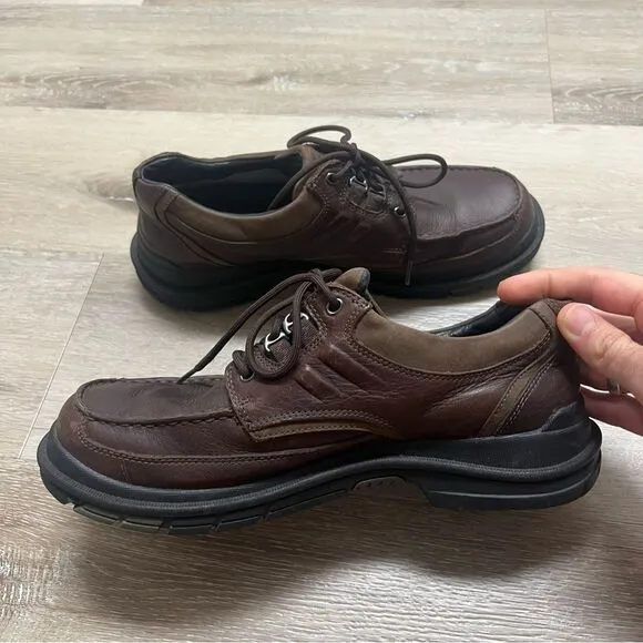 Clarks Mens Waterproof Brown Leather Gore-Tex Walking Shoes Size 9M 78921