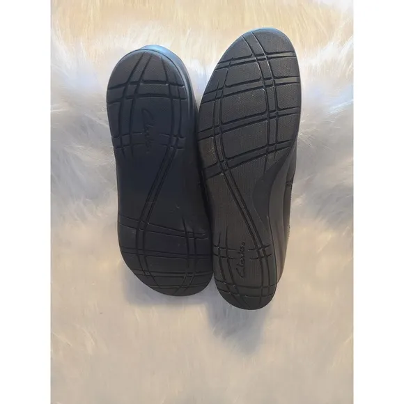 Clarks Sattyn Walk 10 Womens Black Shoes