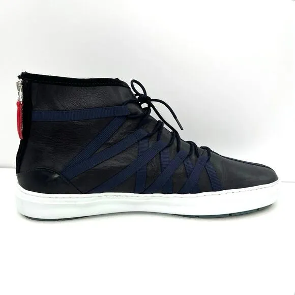 Clarks X Christopher Raeburn Laika Hightop Trainers, Men's Blue Sneakers Shoes