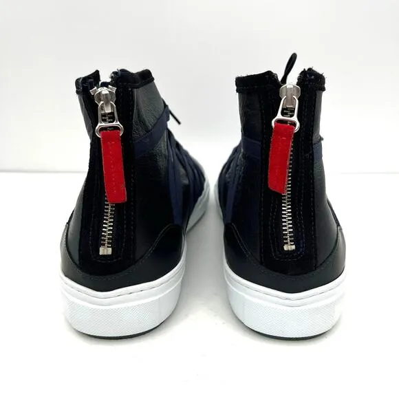 Clarks X Christopher Raeburn Laika Hightop Trainers, Men's Blue Sneakers Shoes