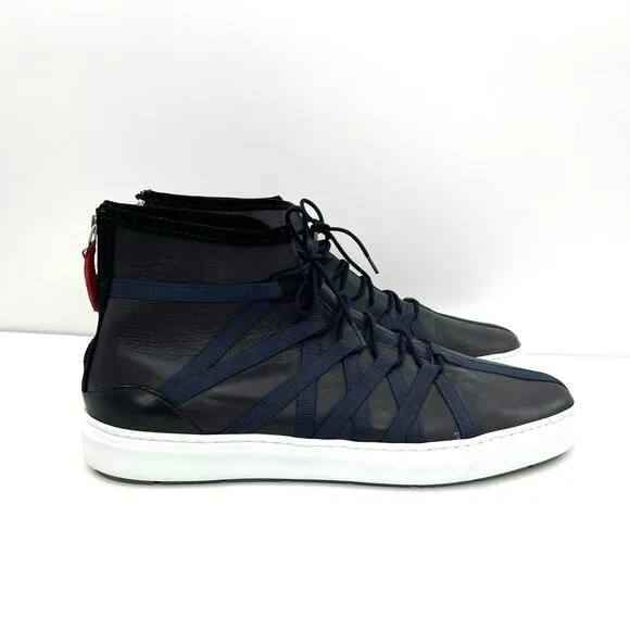 Clarks X Christopher Raeburn Laika Hightop Trainers, Men's Blue Sneakers Shoes