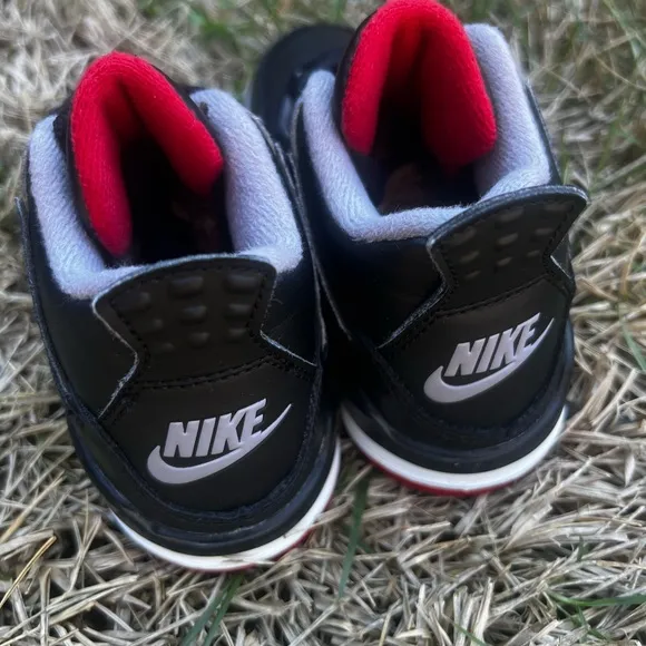 CLEAN Air Jordan 4 Retro Reimagined Bred size 11c Todder shoes 2024