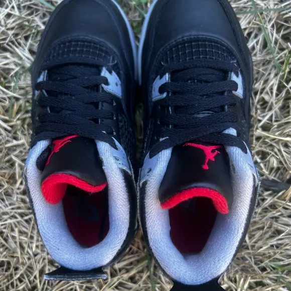 CLEAN Air Jordan 4 Retro Reimagined Bred size 11c Todder shoes 2024
