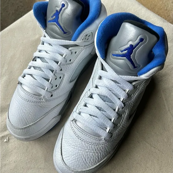 CLEAN Air Jordan 5 Retro Stealth Blue size 6.5 Mens 2021 Shoes