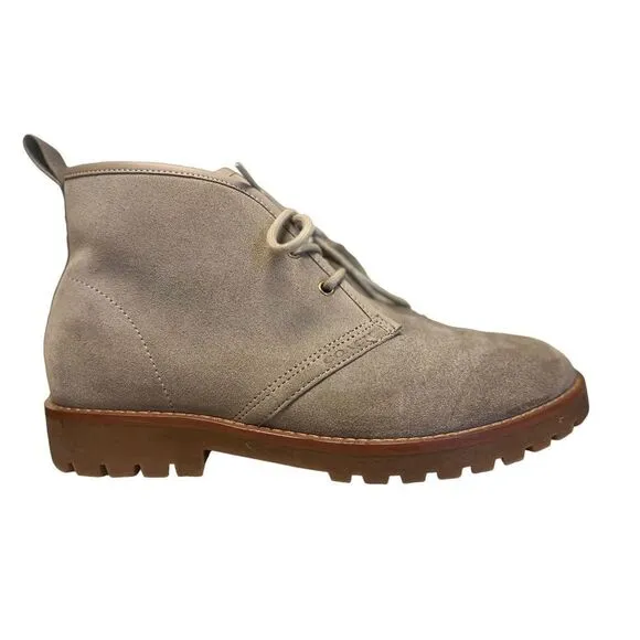 COACH Men's Desert Lace-Lace-Up Boot Tan Nuetral Sand Men's Size 8D