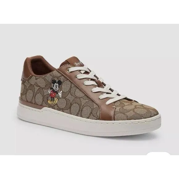 Coach x Disney shoes womens 7.5 clip low top sneakers mickey mouse designer