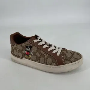 Coach x Disney shoes womens 7.5 clip low top sneakers mickey mouse designer