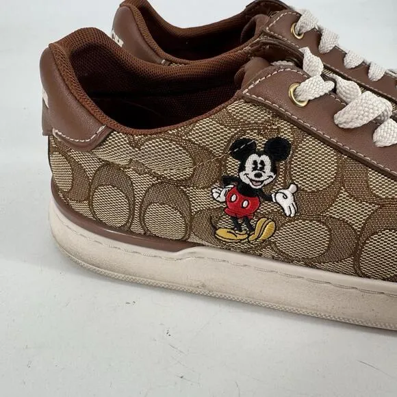 Coach x Disney shoes womens 7.5 clip low top sneakers mickey mouse designer