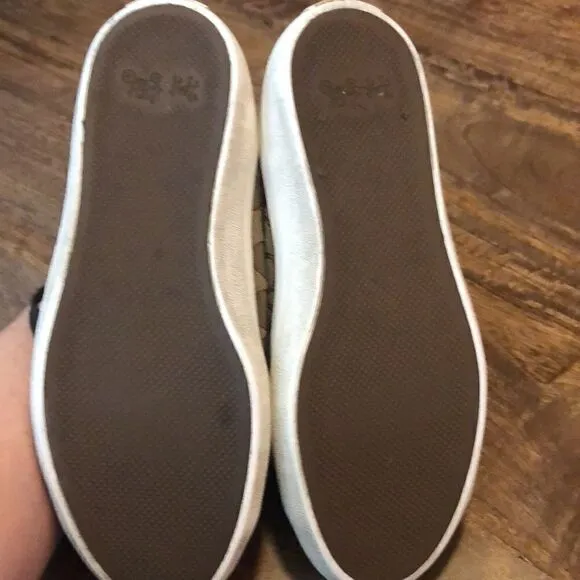 COACH brown “Empire” canvas sneakers brown size 8B