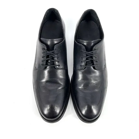 Cole Haan Derby Shoes Mens Size 10 Black Leather Lace Up Classic