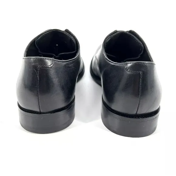 Cole Haan Derby Shoes Mens Size 10 Black Leather Lace Up Classic