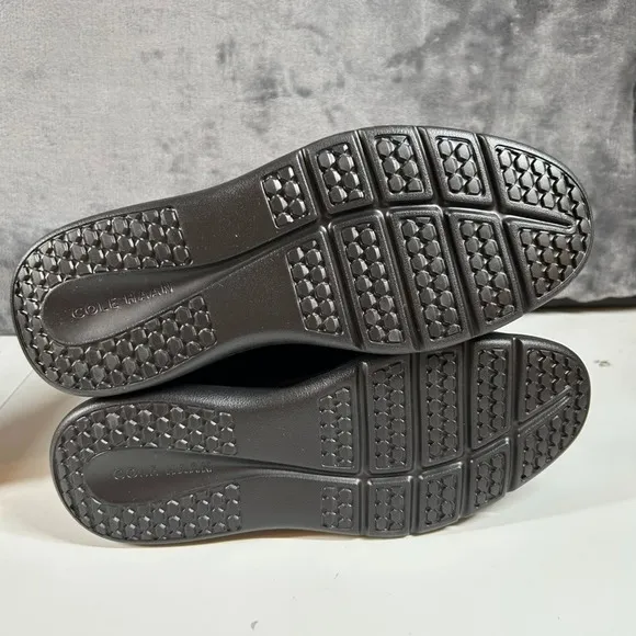 Cole Haan Grand Ultra Chukka Dress Ankle Boots Black Leather‎ Mens 8.5 M New