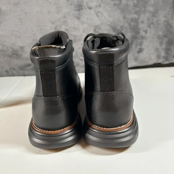 Cole Haan Grand Ultra Chukka Dress Ankle Boots Black Leather‎ Mens 8.5 M New