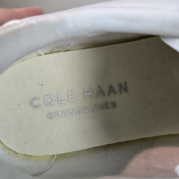 Cole Haan GrandPro Rally Cambry Womens Size 8.5 B White Leather Shoes