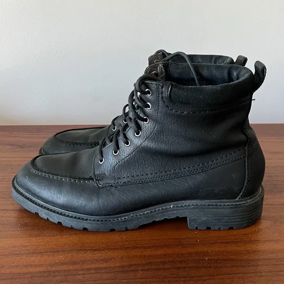 Cole Haan Men's Grantland Lace Up Ankle Boots Black Waterproof Size 11