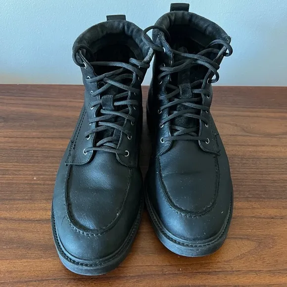 Cole Haan Men's Grantland Lace Up Ankle Boots Black Waterproof Size 11