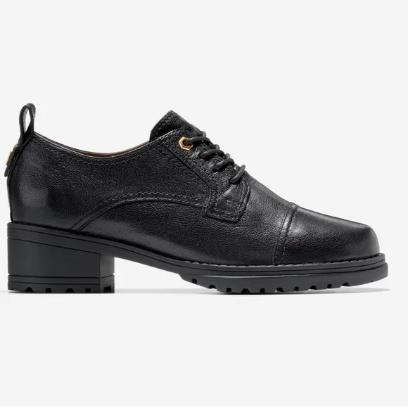 Cole Haan‎ NWB size 8.5b black Camea Oxford shoes