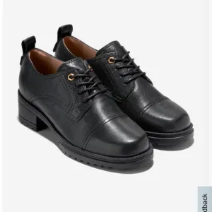 Cole Haan‎ NWB size 8.5b black Camea Oxford shoes