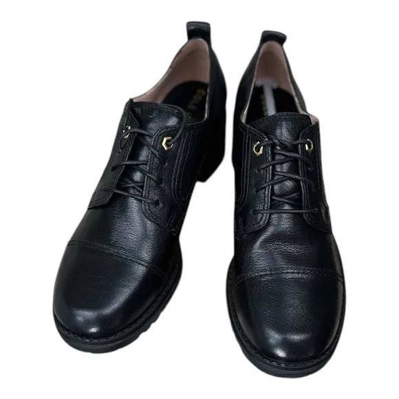 Cole Haan‎ NWB size 8.5b black Camea Oxford shoes