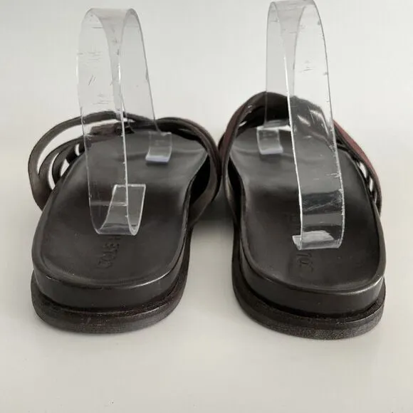 Cole Haan Sandals 11M Brown Feathercraft Woven Open-toe Fisherman