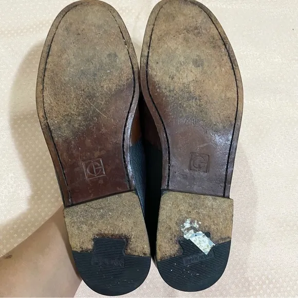 cole haan tassel brown slip on loafers all purpose shoes size 10.5D